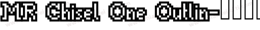 MR Chisel One Outlin字体转换